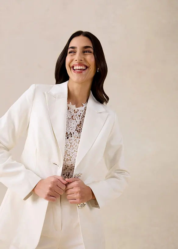 Blazer med smykkeknapper, bonprix