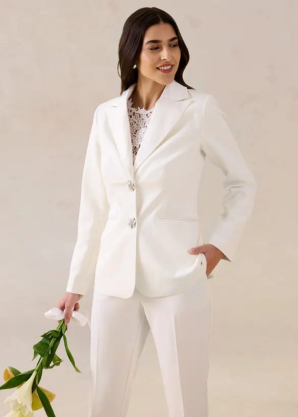 Blazer med smykkeknapper, bonprix