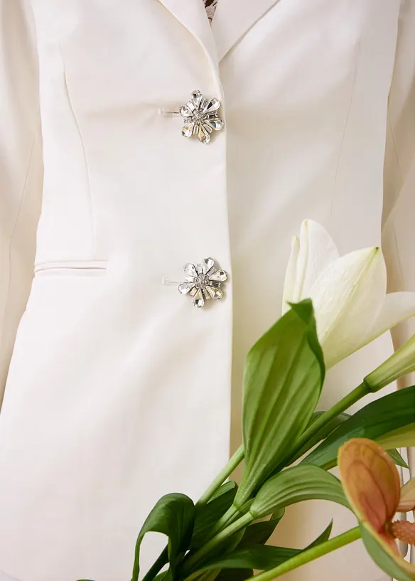 Blazer med smykkeknapper, bonprix