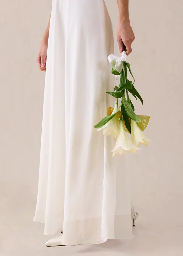 Brudekjole med blonder, bonprix