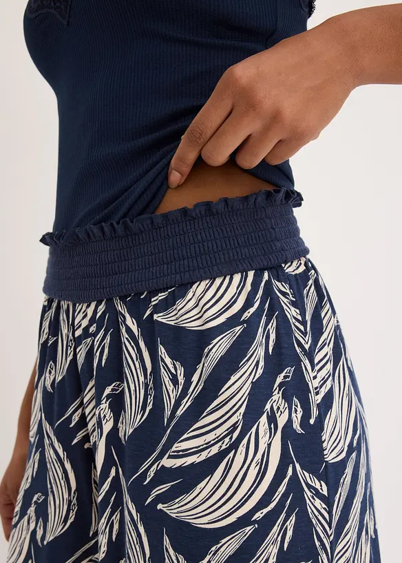 Jerseybukse i bomull med viskose, bonprix