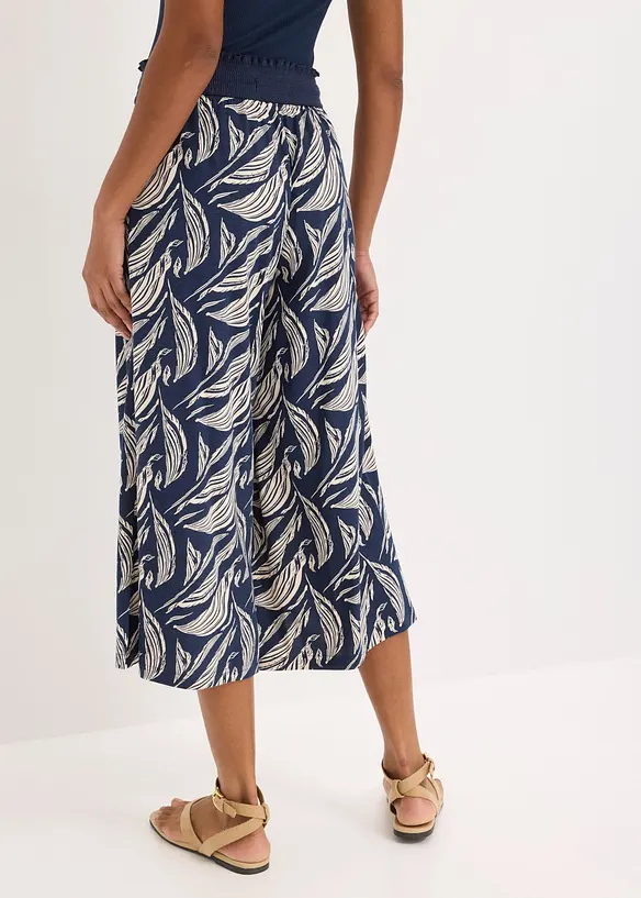 Jerseybukse i bomull med viskose, bonprix