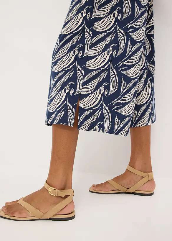 Jerseybukse i bomull med viskose, bonprix