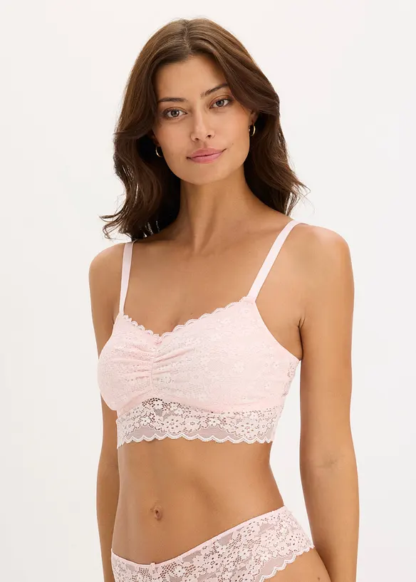 BH-topp med mykt bomullsf&ocirc;r, bonprix