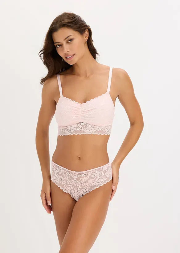 BH-topp med mykt bomullsf&ocirc;r, bonprix