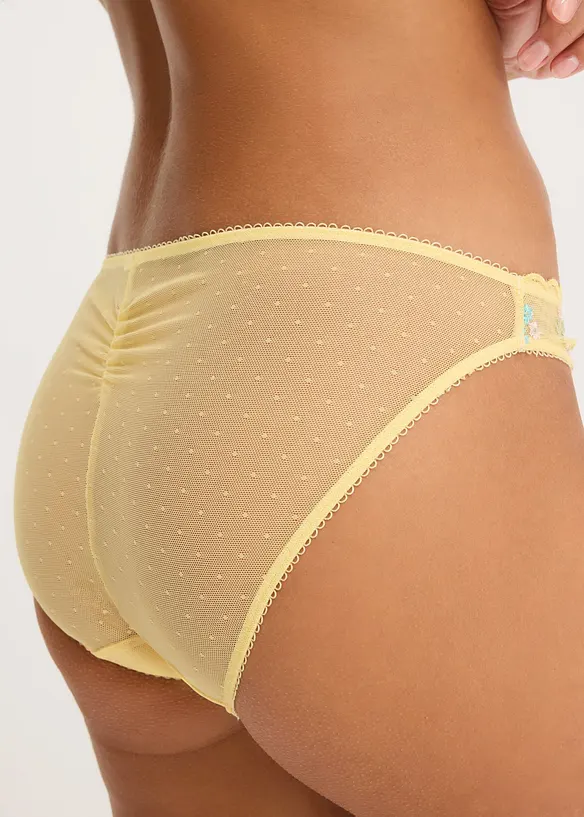 Minitruse med nydelig broderi, bonprix