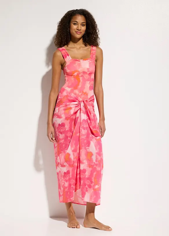 Bandeau-badedrakt med brede stropper, bonprix