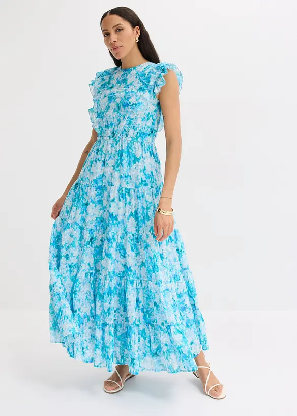 Maxikjole i 100% bomull, bonprix