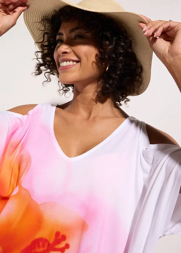 Strandkjole i lett viskose, bonprix