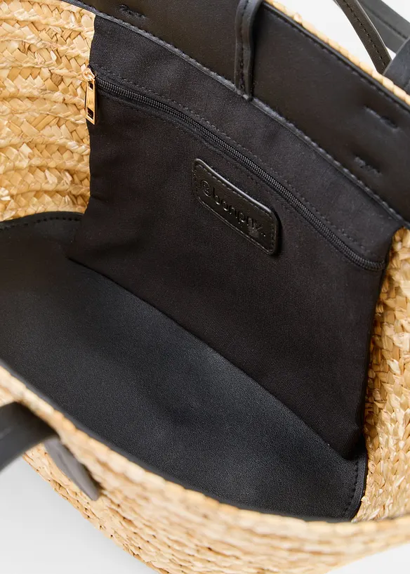 Str&aring;shopper med blomsteranheng, bonprix