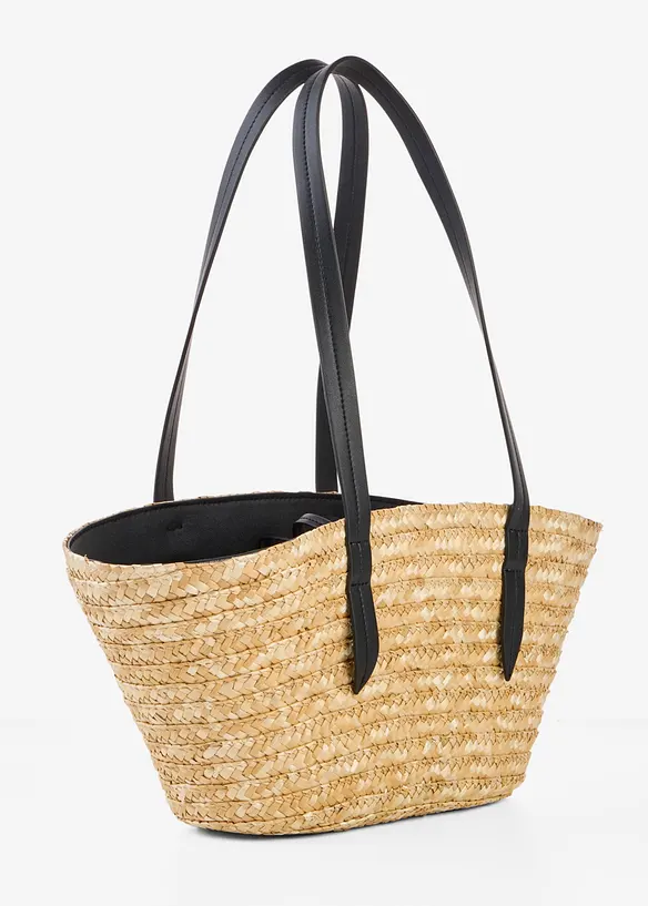 Str&aring;shopper med blomsteranheng, bonprix