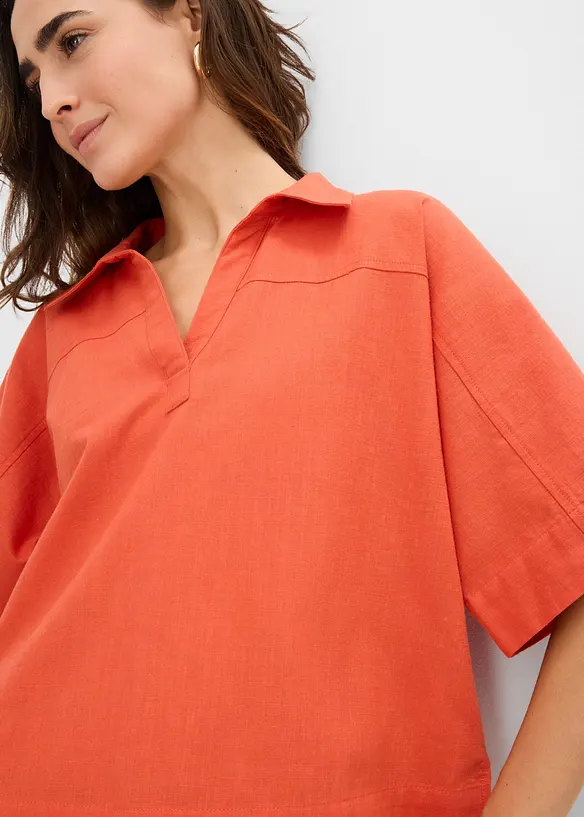 Bluse i 100% bomull, bonprix