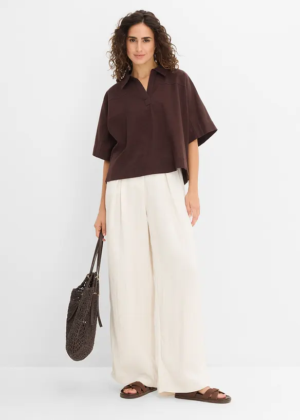 Bluse i 100% bomull, bonprix