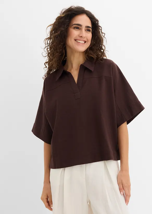 Bluse i 100% bomull, bonprix