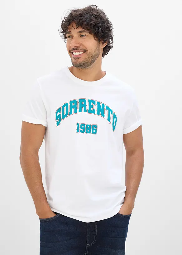 T-skjorte i 100% bomull, bonprix