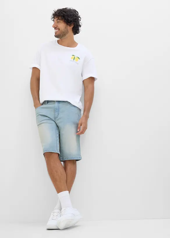T-skjorte i 100% &oslash;kologisk bomull, Loose Fit, bonprix