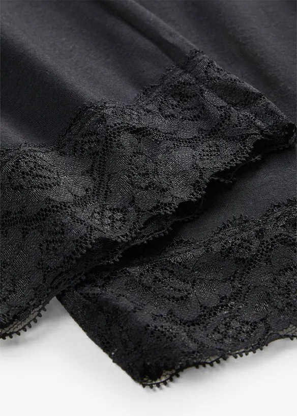 Caprileggings med blondedetalj, bonprix