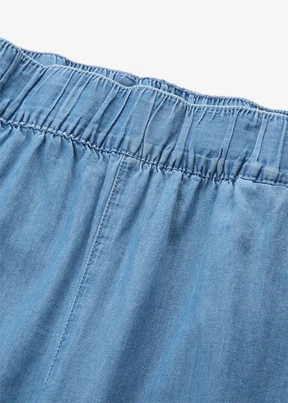 Wide leg-jeans, High Waist, cropped, bonprix