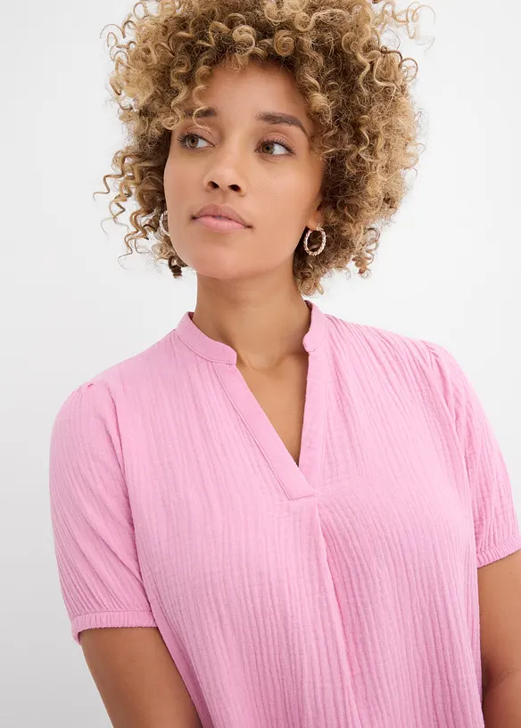 Minikjole av musselin, bonprix