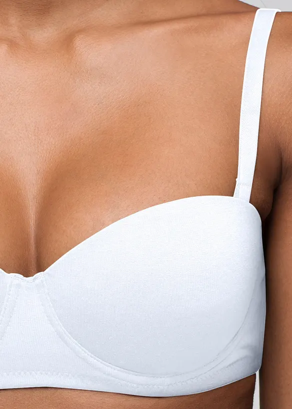 Multiway-BH med spiler og &oslash;kologisk bomull (2-pack), bonprix