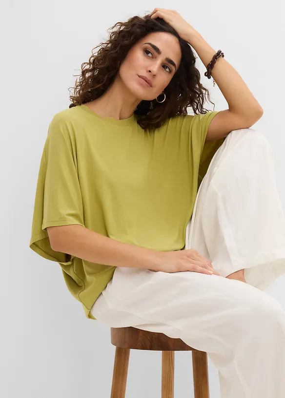 Topp i viskoseblanding, bonprix