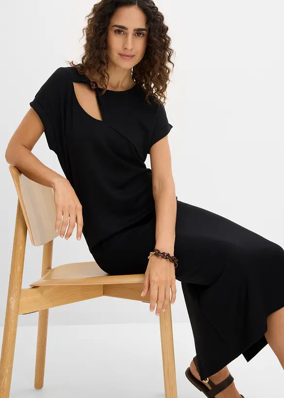 Jerseykjole i Punto di Roma-materiale, bonprix