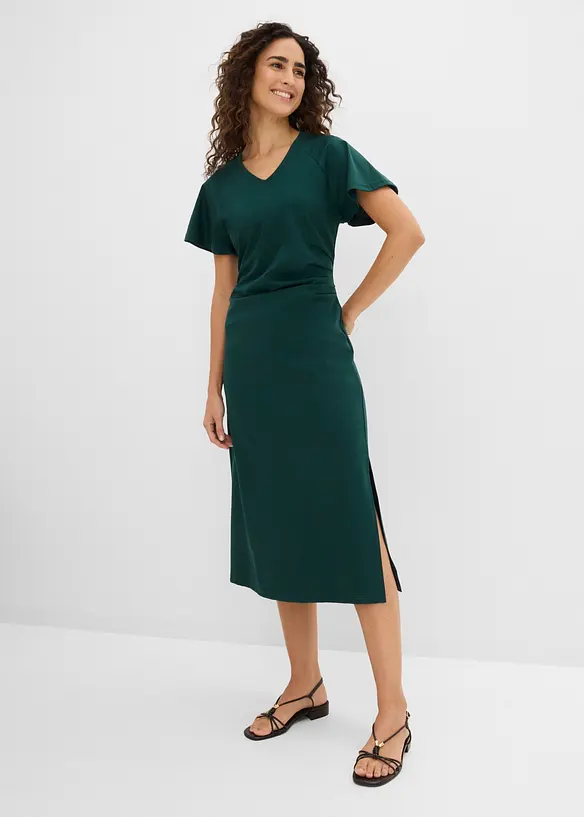 Jerseykjole i bomull, bonprix