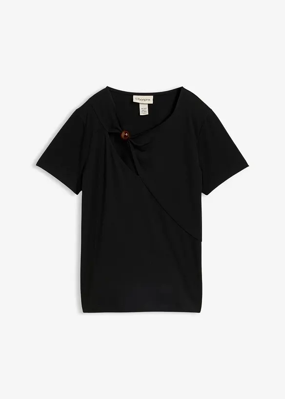 T-skjorte i viskoseblanding med pent fall, bonprix