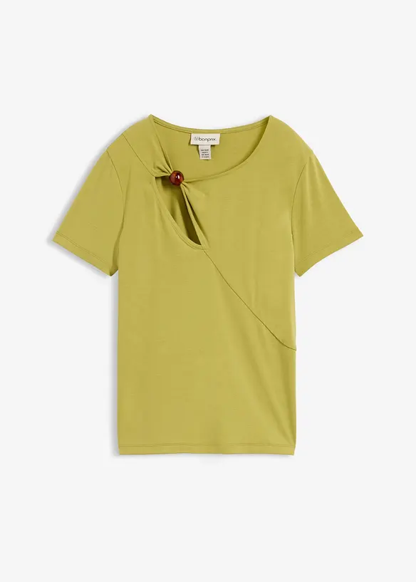 T-skjorte i viskoseblanding med pent fall, bonprix