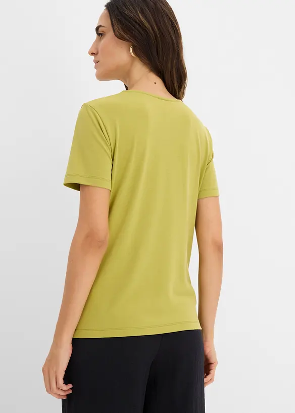 T-skjorte i viskoseblanding med pent fall, bonprix