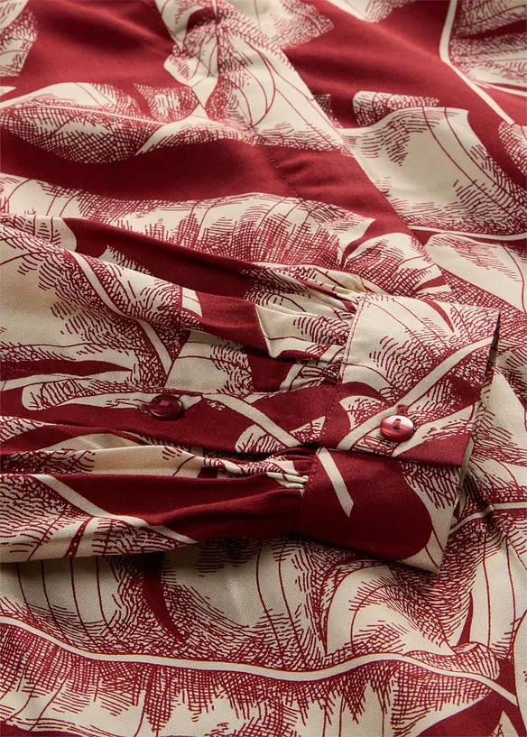 Kjole i kaftanstil og viskose med pent fall, bonprix