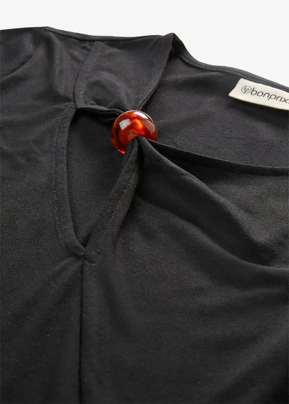 T-skjorte i viskoseblanding med pent fall, bonprix