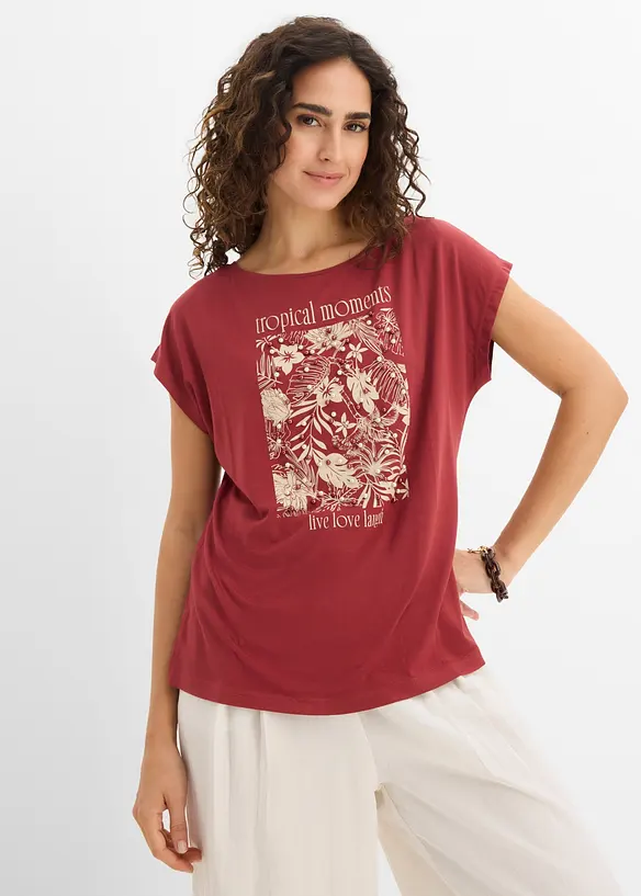 Topp i viskoseblanding, bonprix