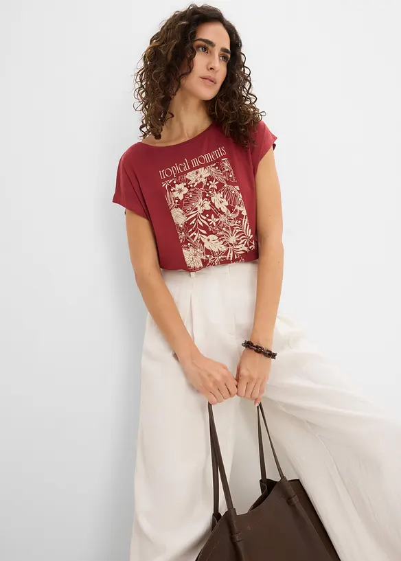 Topp i viskoseblanding, bonprix