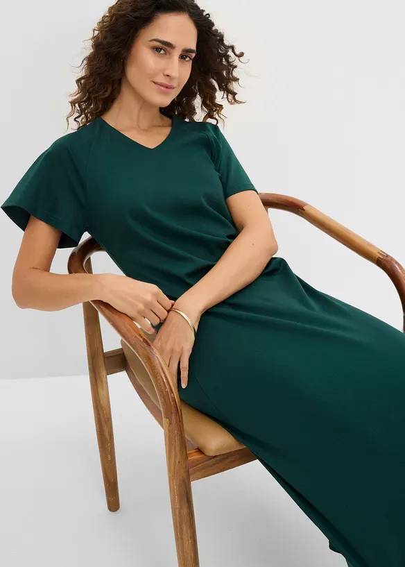 Jerseykjole i bomull, bonprix