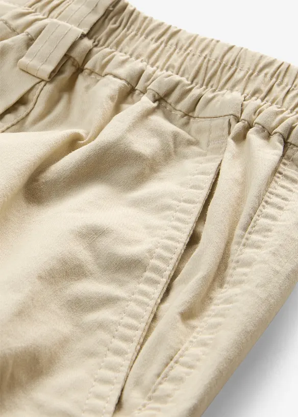 Barrel bukse i bomullsblanding, bonprix