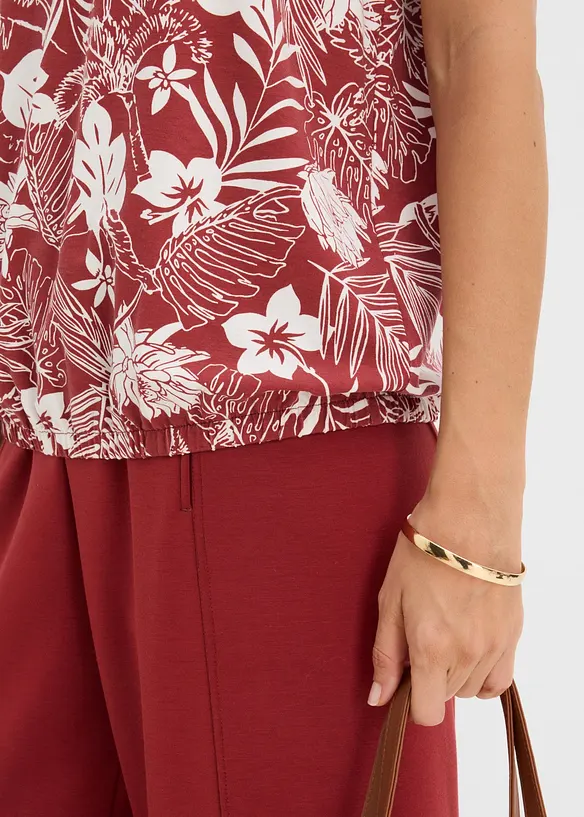 Jerseytopp i viskoseblanding, bonprix