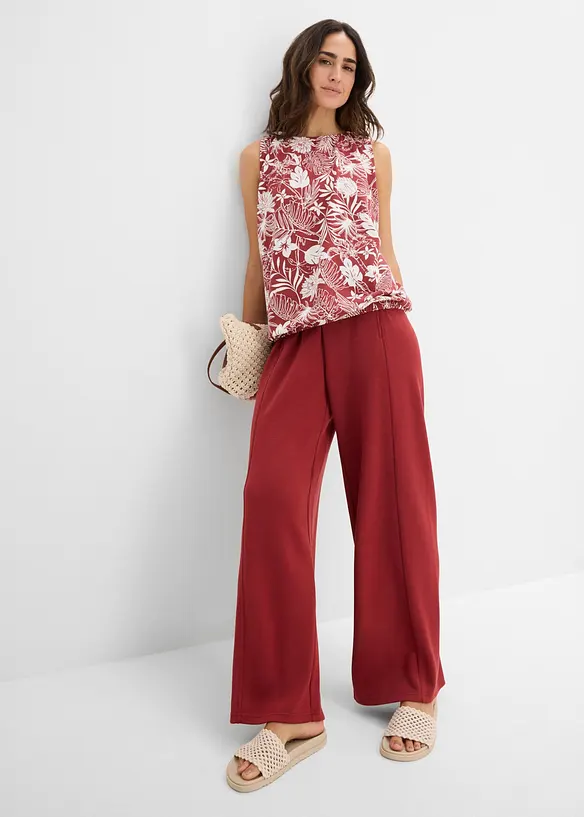 Jerseytopp i viskoseblanding, bonprix