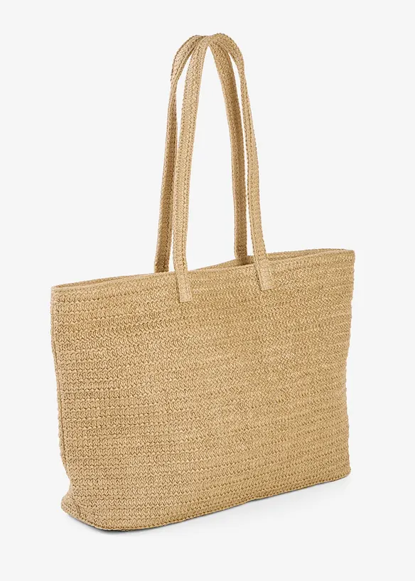 Shoppingveske i str&aring;look, bonprix