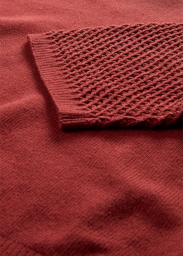 Genser i bomullsblanding, bonprix