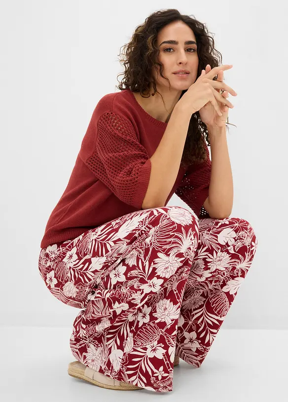 Genser i bomullsblanding, bonprix