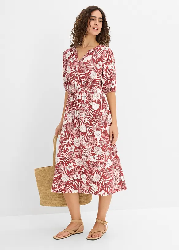 Jerseykjole i myk viskoseblanding, bonprix