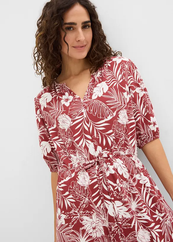 Jerseykjole i myk viskoseblanding, bonprix