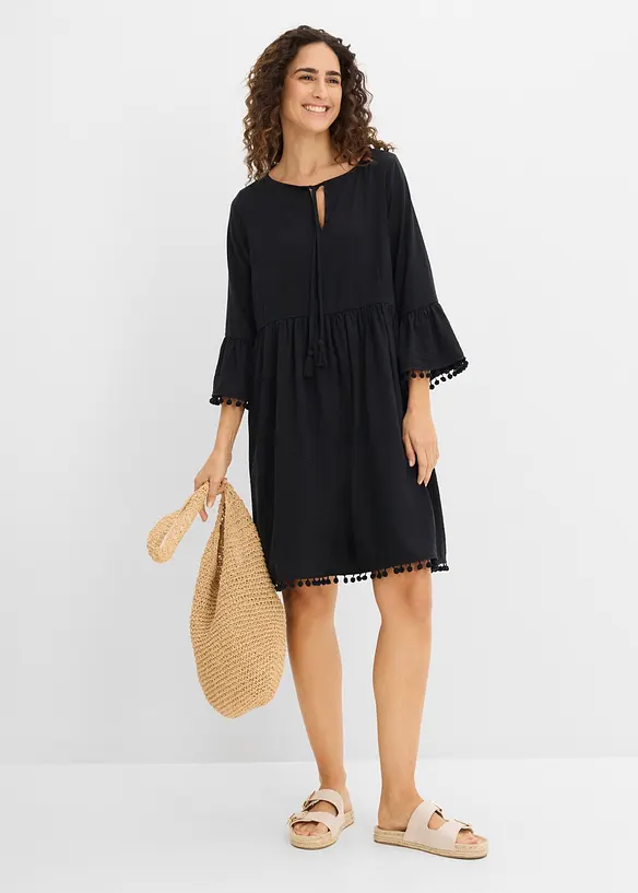 Kjole i lett viskose, bonprix