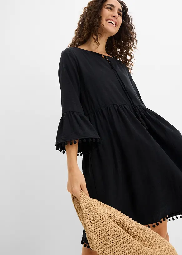 Kjole i lett viskose, bonprix