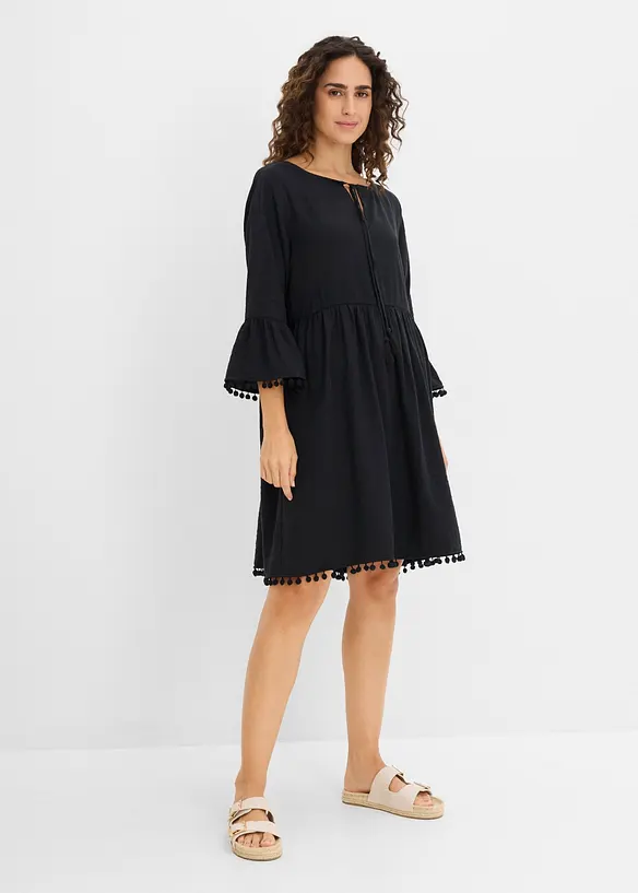 Kjole i lett viskose, bonprix