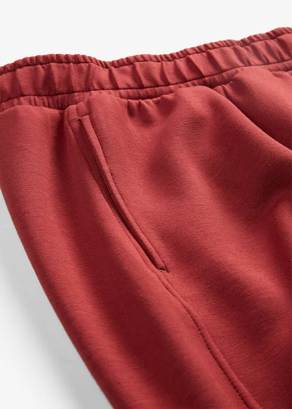 Vid bukse i scubamateriale, bonprix