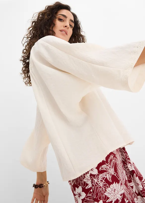 Bluse i viskoseblanding, bonprix