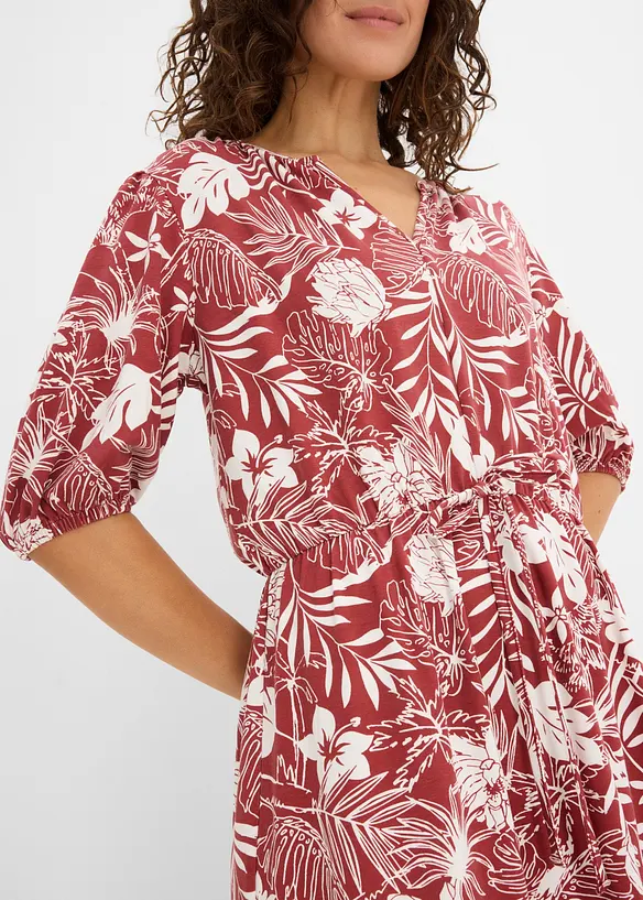 Jerseykjole i myk viskoseblanding, bonprix