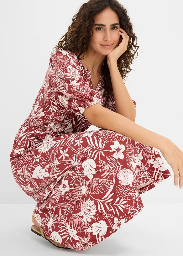 Jerseykjole i myk viskoseblanding, bonprix